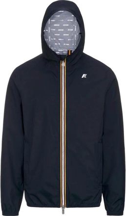 K-Way Polyesterjas met stijl K5127Qw-K89 - Heren - Zomerjassen - Blauw - 2XL - Polyester - Jassen