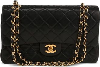 Chanel 1991 Double Flap shoulder bag - women - Leather - One Size - Black
