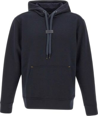 Paul & Shark Felpa con cappuccio e tasca a marsupio - Blu