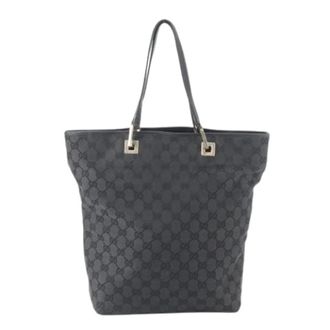 Gucci Pre-owned Tote Bags, female, Black, Size: ONE SIZE Pre-owned Tote Bag