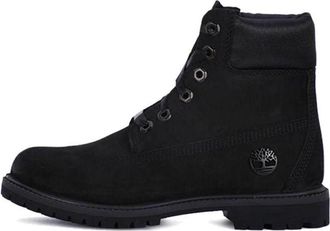 Timberland (WMNS) Timberland 6 Inch Premium Red tag Boots Black Nubuck A1TJQ