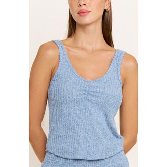 Honeydew Intimates Dream Cloud Tank in Heather Coastal Blue at Nordstrom, Size X-Small
