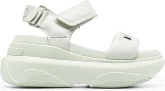 Liu Jo June open-toe sandals - women - Other fibres - 40 - Green