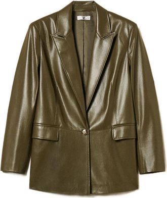 Twinset Stijlvolle Jassen voor Jou - Dames - Blazers - Groen - M - Jassen