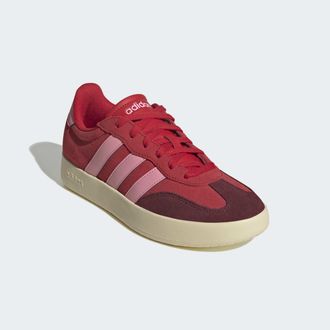 adidas Sneaker ADIDAS SPORTSWEAR BARREDA, Damen, Gr. 38,5, betsca, blipnk, sharot, Leder, Synthetik, Schuhe Sneaker, inspiriert vom Design des adidas handbal
