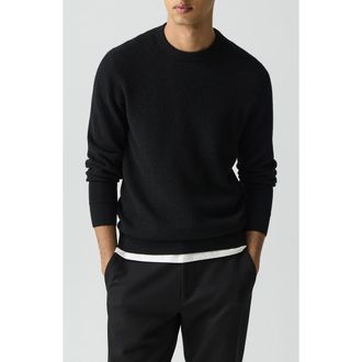 Theory Maden T.Novo Crewneck Wool Sweater in Black - 001 at Nordstrom Rack, Size Medium