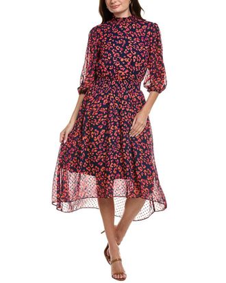 Nanette Lepore Floral Midi Dress