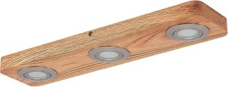Lindby L&aacute;mpara De Techo mikari En Marr&oacute;n Madera - Lindby