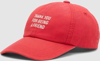 Ami Casquette Thanks For Being A Friend Rouge Rubis Lave