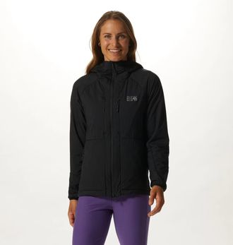 Mountain Hardwear Kor Airshell Warm Jacket Womens Black Full Zip JZZ100