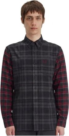 Fred Perry Camicia M9644 102 - - Shirts - Uomo - Multicolore - M