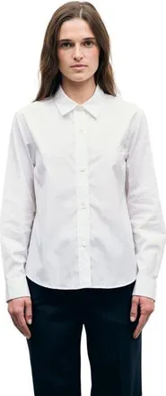 Gerard Darel Luma Poplin Shirt in White at Nordstrom, Size X-Large/xx-Large