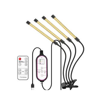 OEM Lampada Da Coltivazione Led Wifi Intelligente, Luce Per Piante A Spettro Completo Dimmerabile Con Timer E App (4 Tubi)