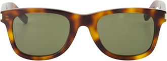 Saint Laurent Classic SL 51 Zonnebril - Heren - Zonnebrillen - Bruin - ONE Size - Accessoires