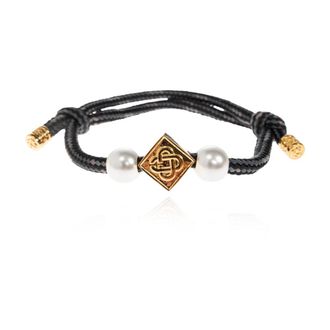 Casablanca Verstelbare Armband - unisex - Armbanden - Grijs - ONE Size - Accessoires