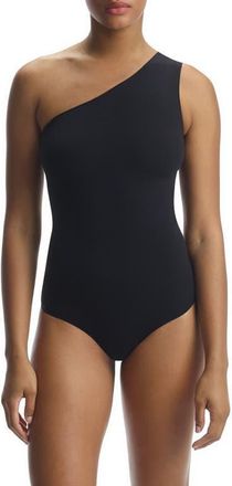 Commando Ballet Body One-Shoulder Bodysuit in Black at Nordstrom