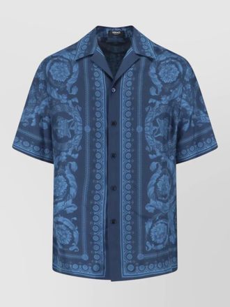 Versace casual shirt short sleeves floral pattern