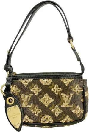 Louis Vuitton Pre-owned Pouch - Dames - Pre-owned - Bruin - Maat: ONE Size