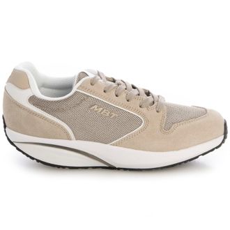 Mbt 1997 Classic II Suede Textile Mens Fashion Trainers - Beige - Size:UK 10.5