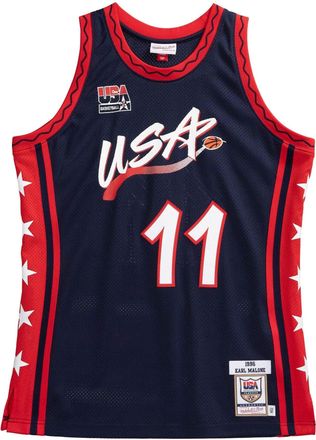 Mitchell & Ness Team USA 1996-97 Jerseys Karl Malone 11 AJY4SB19058-USANAVY96KMA
