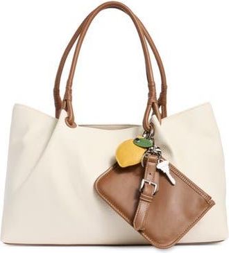 Steve Madden Dougie Tote Bag in Chalk at Nordstrom Rack