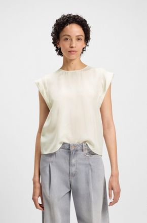 HUGO BOSS Shirtbluse »Irnette Premium Damenmode« mit Ärmelaufschlag