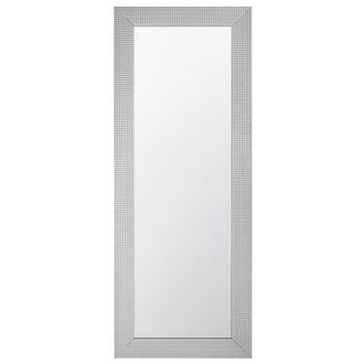 Beliani Beliani - Espejo De Pared Plateado 50 X 130 Cm Vertical Sal&oacute;n Dormitorio Acabado Elegante Derval