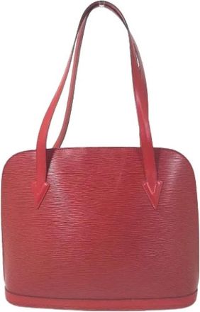 Louis Vuitton Pre-owned Vintage Schoudertas - Dames - Vintage Schoudertas - Rood - ONE Size - Leer - Vintage