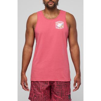 Maui and Sons Surf Thrasher Graphic Tank in Deep Coral at Nordstrom, Size Xx-Large