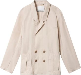 Isabel Marant Yhann jack met dubbele rij knopen - Beige