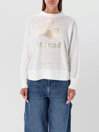 Isabel Marant ga long sleeve round neck top