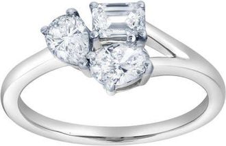 LuvMyJewelry Mysaria 14K Gold Lab Grown Diamond Ring - 0.78 Ct in 14K White Gold at Nordstrom, Size 6.5