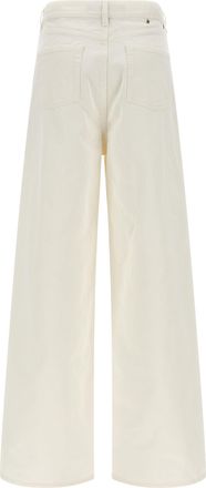Golden Goose Womens White Cotton Boyfriend Jeans Clothing