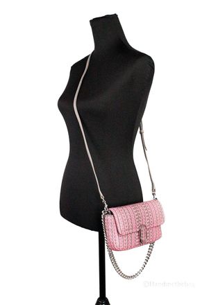Marc Jacobs Monogram Quilted Leather Shoulder Bag - Pink