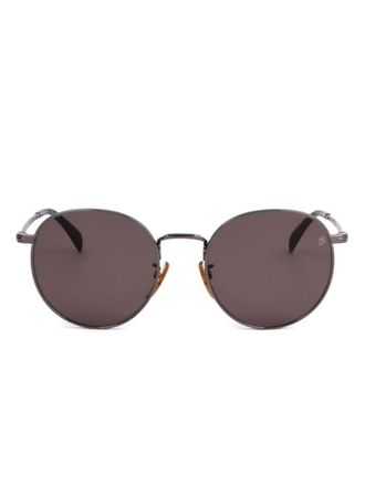 Eyewear by David Beckham Zonnebril met rond montuur - Zilver