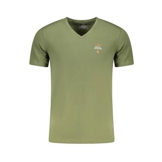 Aeronautica Tops, Heren, Groen, XL, Katoen, Outdoor T-Shirt