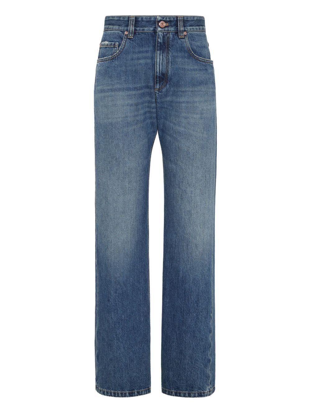 Brunello Cucinelli Wide-Leg Jeans − Sale: up to −47
