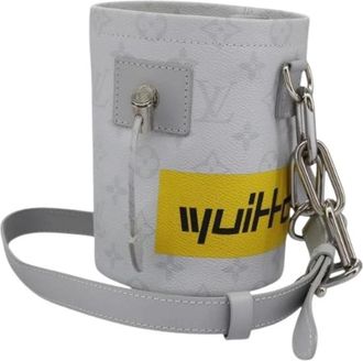 Louis Vuitton Pre-owned Bucket Bags, female, Gray, Size: ONE SIZE Pre-owned Vintage Bucket Bag