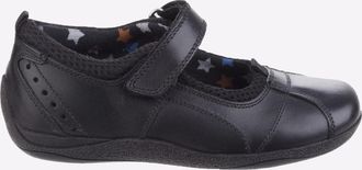 Hush Puppies Childrens Unisex Cindy LEATHER Junior Girls - Black - Size UK 2.5 Infant