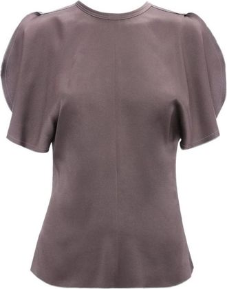 Victoria Beckham Blouses - Dames - Blouses - Bruin - M - Overhemden