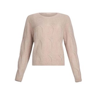Liu Jo Round-neck Knitwear, female, Pink, L, Round-neck Knitwear