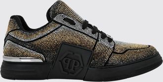 Philipp Plein Sneakers in pelle con strass