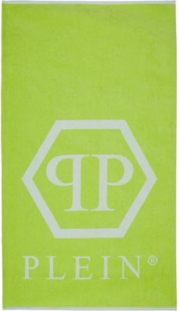 Philipp Plein Strandtuch - unisex - Handdoeken - Groen - ONE Size - Katoen - Home