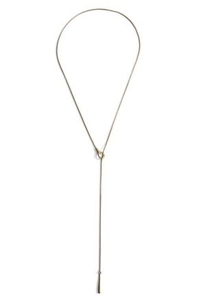 Mango Pendant Necklace in Gold at Nordstrom