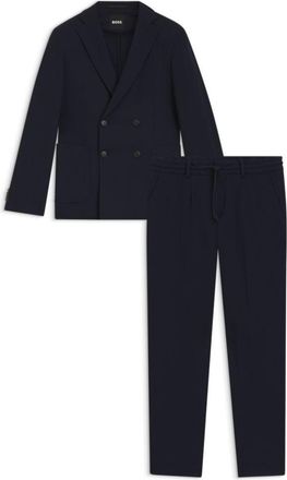 BOSS Two-piece slim-fit suit in performance-stretch fabric