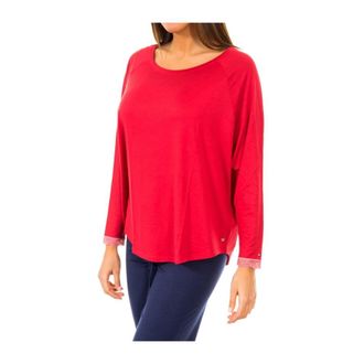 Tommy Hilfiger Tops, Dames, Rood, S, Long Sleeve Top