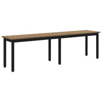vidaXL Banco Roble Artesanal 160 X 35 X 45 Cm Madera De Ingenier&iacute;a Vidaxl