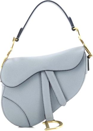 Dior Saddle Handbag Leather Mini shoulder bag - Grijs