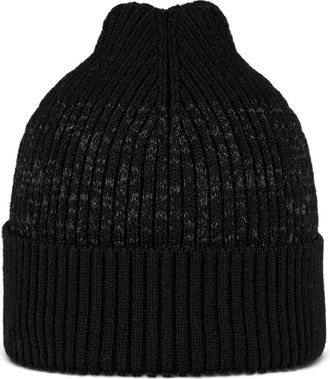 Buff Merino Active Fleece Beanie Black