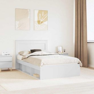 vidaXL vidaXL Struttura del letto Bianco 120 x 200 cm Pino massello